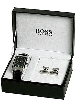 Hugo Boss Exclusive Hugo Boss Watch and Cufflinks Set 10012