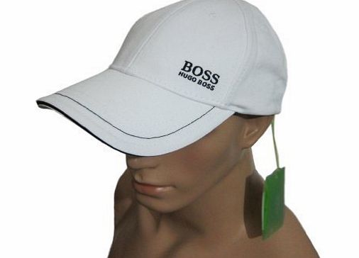 Hugo Boss  Cap 1 BASEBALL CAP/ GOLF CAP BLACK, NAVY, BLUE, WHITE BOSS GREEN (White)
