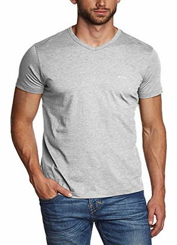  Mens V-neck T-shirt TEEVN 50271056 L Grey
