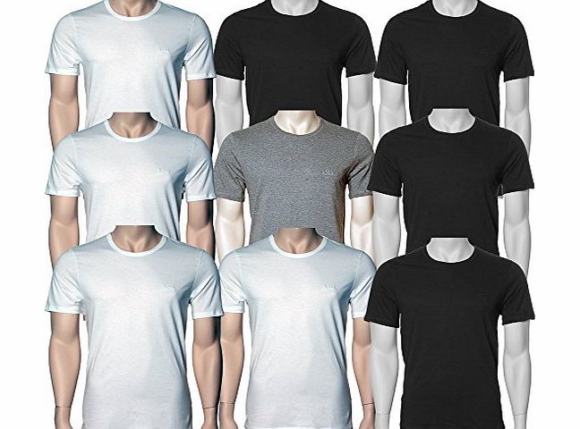 Hugo Boss Mens 3-Pack O L 999 Scoop Neck Cuttting T-Shirt White