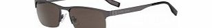 HUGO BOSS Mens BOSS 0598-S R80 EJ Dark Gunmetal