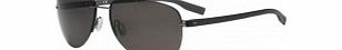 HUGO BOSS Mens BOSS 0607-S 6KY NR Black Sunglasses