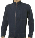 Hugo Boss Mid Blue Full Zip Cotton Sweatshirt - Orange Label