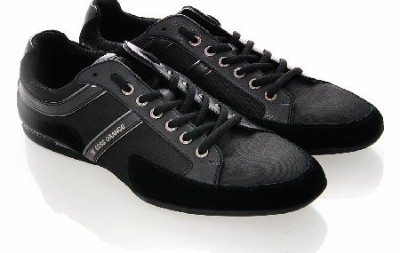 Hugo Boss Orange Seattor Black Sneakers