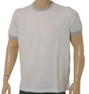 Pale Blue Round Neck T-Shirt (Slim Fit Black Label)