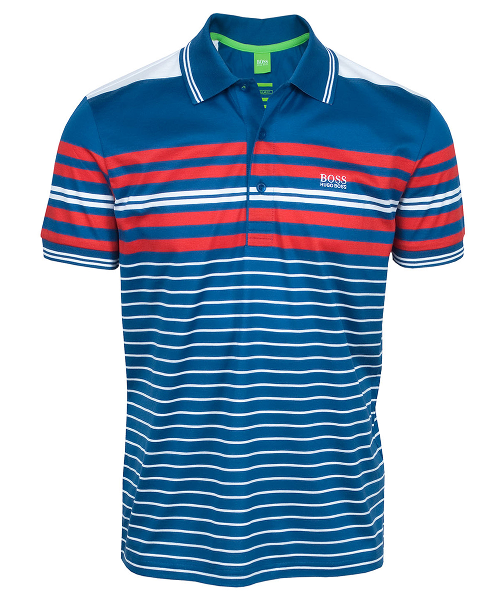 Hugo Boss Patrick 1 Polo Shirt Medium Blue