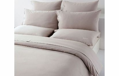 Hugo Boss Plain Dye Bedding Stone Pillowcase Regular