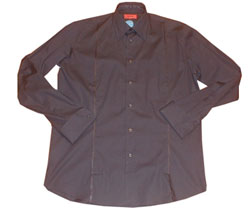 Hugo Boss Ribbon front stretch cotton double cuff shirt