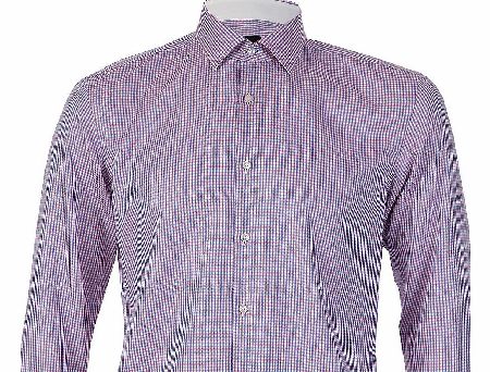 Hugo Boss Slim Fit cuffed Jac Kent Collar Shirt
