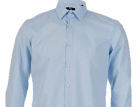 Hugo Boss Slim Fit Cuffed Shirt Jac Blue