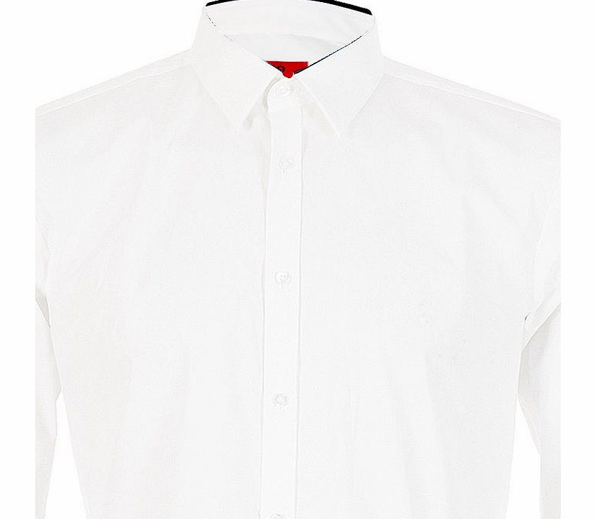 Hugo Boss Slim Fit Etonio Shirt White