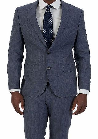 Boss Slim Fit Huge2/Genius1 Suit Blue
