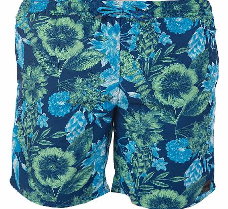 Hugo Boss Swim Shorts Clownfish Green