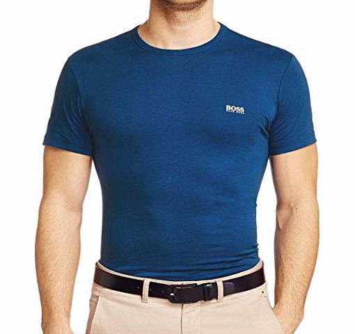 T-shirt with a round neckline by BOSS Green 50245195 (XXXL, Blue)