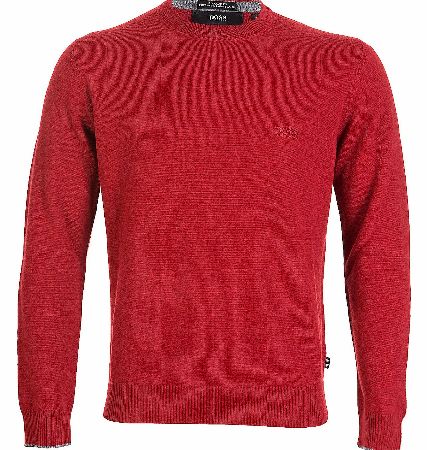 Hugo Boss Wool Sweater Beegle-D Red
