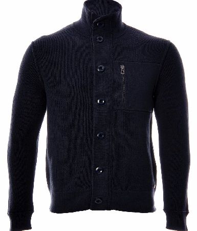 Hugo Boss Zip Up Knit Kubik Cardigan