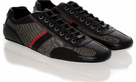 Hugo Leather Sneaker Tattio Black