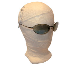 Oval slight wrap sunglasses