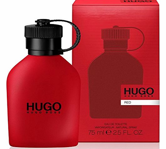 Hugo Red Men Eau De Toilette Spray For Him 75ml