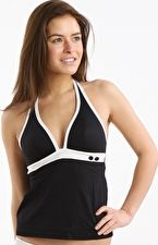 Huit, 1295[^]223345 Smarty V Foam Tankini - Black