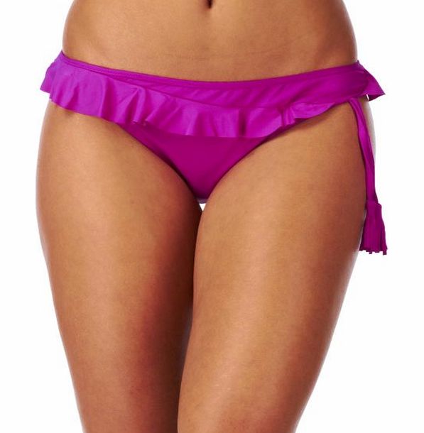 Huit Womens Huit Girly Low-Waisted Bikini Bottom -