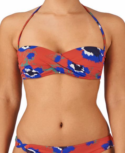 Huit Womens Huit Good Mood Twist Strapless Bikini
