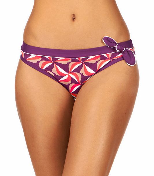 Huit Womens Huit Pulp Bikini Bottom - Grape