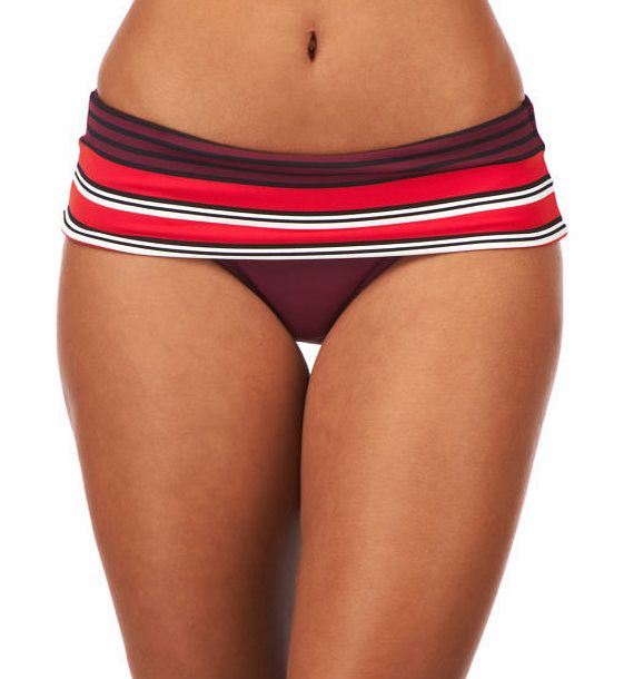 Huit Womens Huit Reglisse Bikini Bottom - Prune