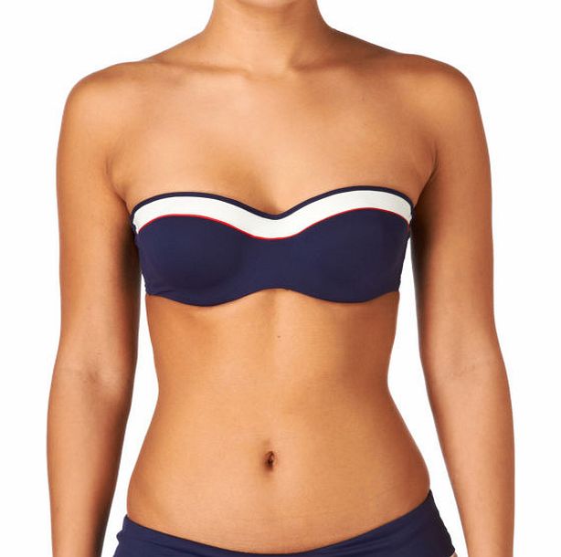 Huit Womens Huit Sunset Stripes Padded Strapless