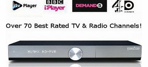 HUMAX  DTR-T1010 1TB (1000GB) YouView HD TV Recorder with Freeview
