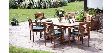 Humber Imports ``Paris`` 13 Piece Grade ``A`` 6 Foot Teak Set New 2015 Model By Humber Imports