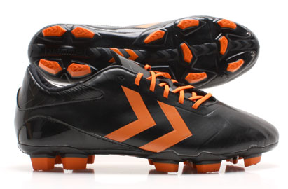 Hummel Rapid FG Football Boots Black/Orange