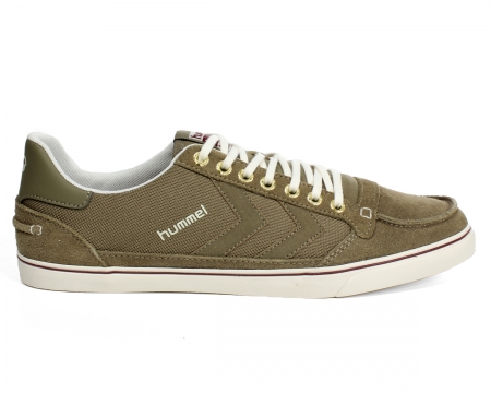 Hummel Slim Stadil Moc Toe Low Green Suede