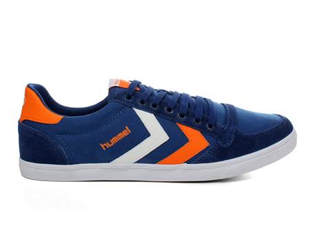 Hummel Slimmer Stadil Low Blue/Orange Canvas