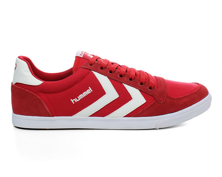 Slimmer Stadil Low Red/White Canvas