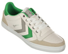Slimmer Stadil Low White/Green Leather
