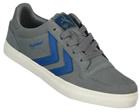 Stadil Low Grey/Blue Suede Trainers