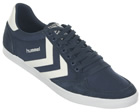 Hummel Stadil Low Navy/White Canvas Trainers