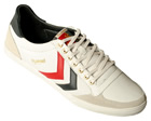 Stadil Low Slim White/Grey/Red Leather