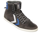 Hummel Ten Star Oiled Grey/White/Blue Leather