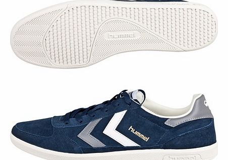 Hummel Victory Low Trainers - Dress Blue/Frost