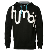 Humor Black and White Hooded Sweatshirt