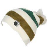 Humor Boola Hood Olive Green and White Stripe