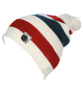 Humor Boola Hood Roso Red and White Stripe