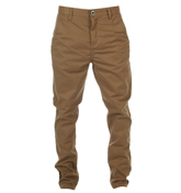 Dean Dune Brown Chino Trousers - 32`