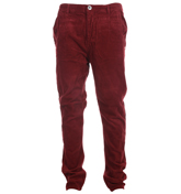 Humor Dean Russet Brown Corduroy Trousers