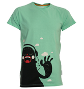 Humor Lenny Green T-Shirt with Singing Monster