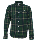 Humor Milla Check Green Shirt