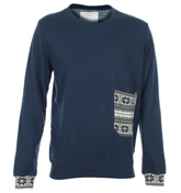 Humor Nimu Dress Blues Sweatshirt