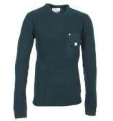 Pato Dark Marine Blue Sweater